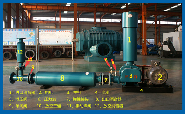 羅茨風(fēng)機(jī)解剖圖 羅茨風(fēng)機(jī)解剖圖
